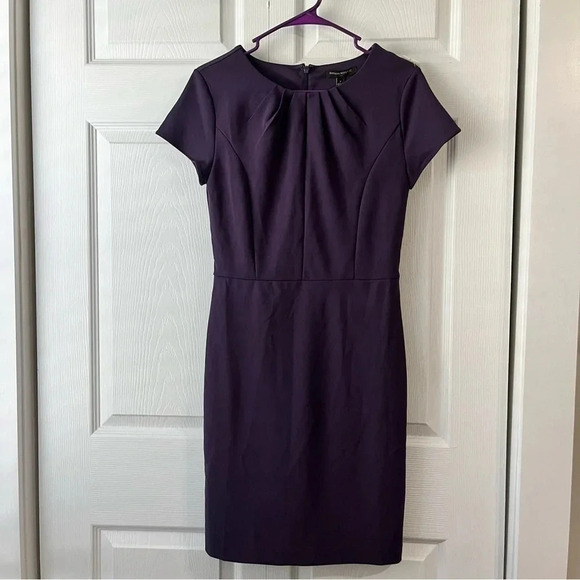 Elegant dark purple dress from Banana republic NWT size 2 - Picture 6 of 10